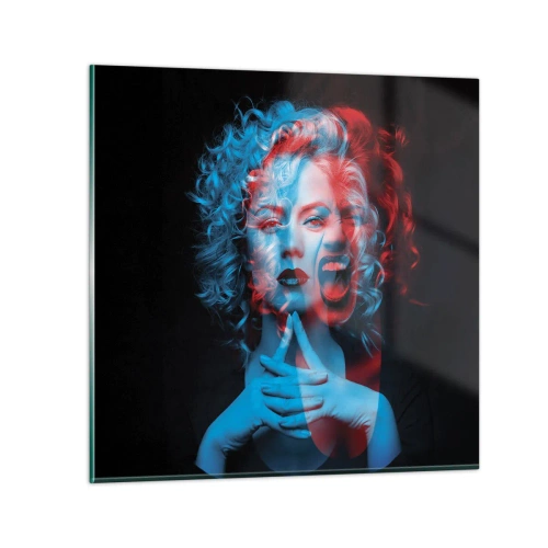 Obraz na skle - Alter ego - 60x60 cm