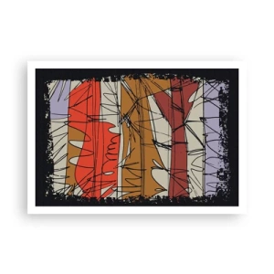 Plakát - Spontánní kompozice - 100x70 cm