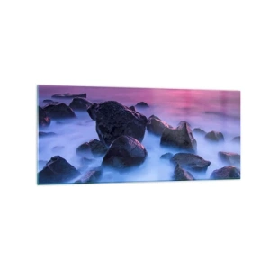 Obraz na skle - Narozeniny v lesku a v mlze - 120x50 cm