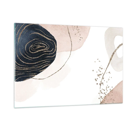 Obraz na skle - Vše plyne - 120x80 cm