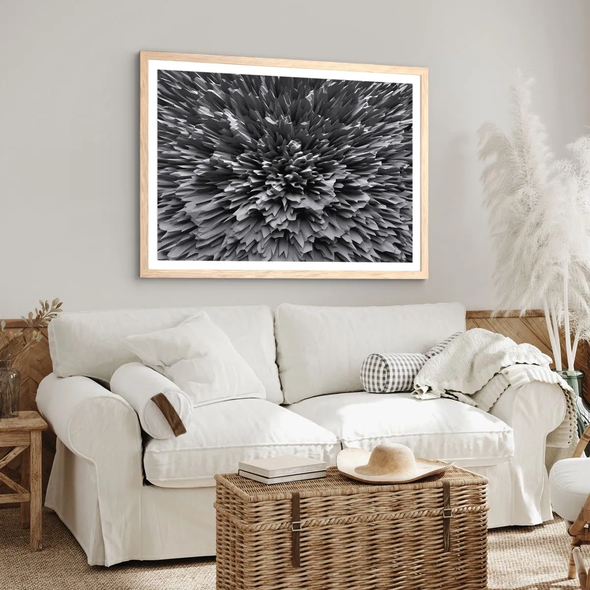 Plakát v rámu světlý dub - Ostřejší to už nebude - 91x61 cm