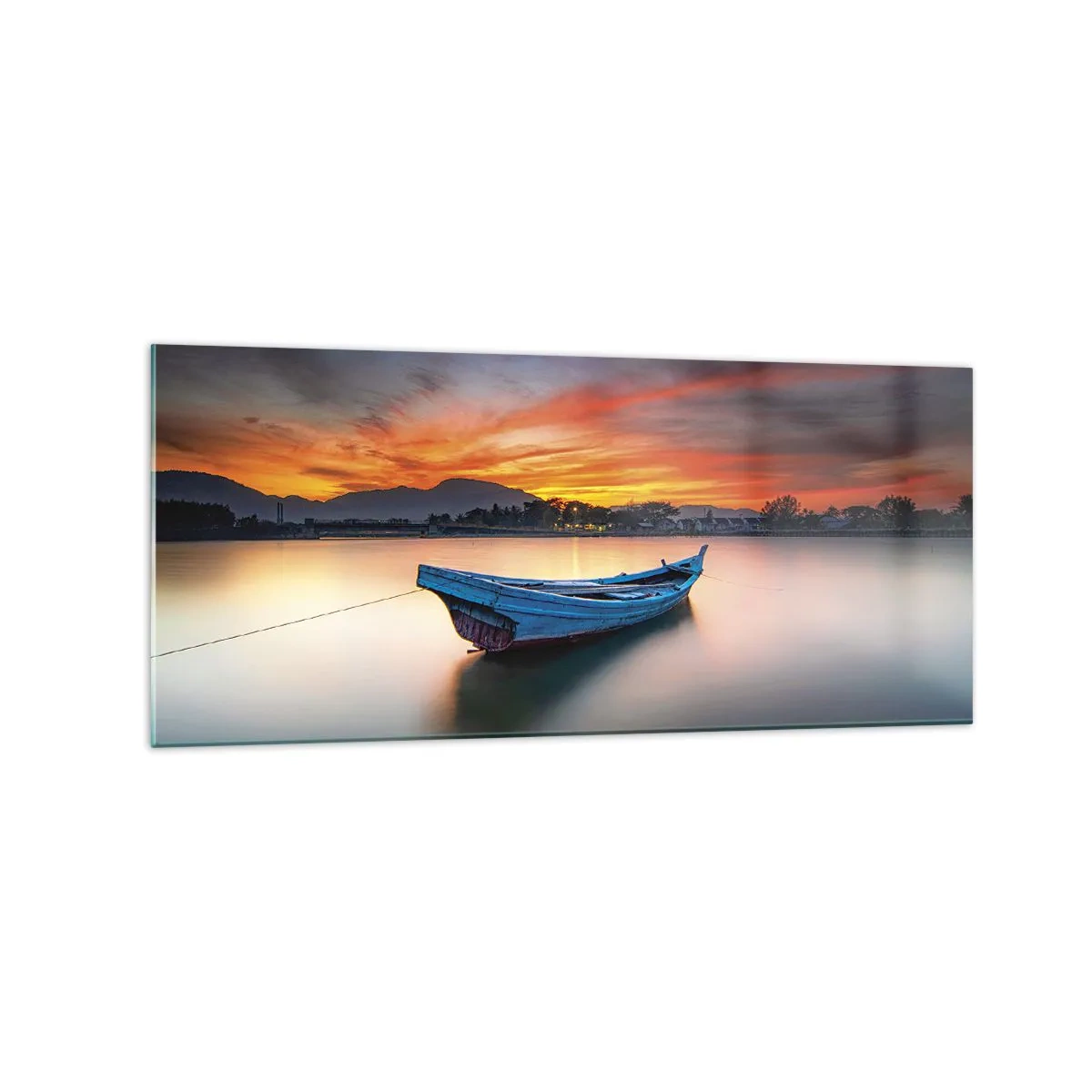 Obraz na skle - Blíží se dobrá noc - 120x50 cm