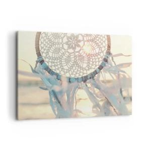 Obraz na plátně - Krajkový totem - 100x70 cm