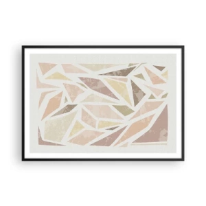 Plakát v černém rámu - Kompozice: vitráž - 100x70 cm