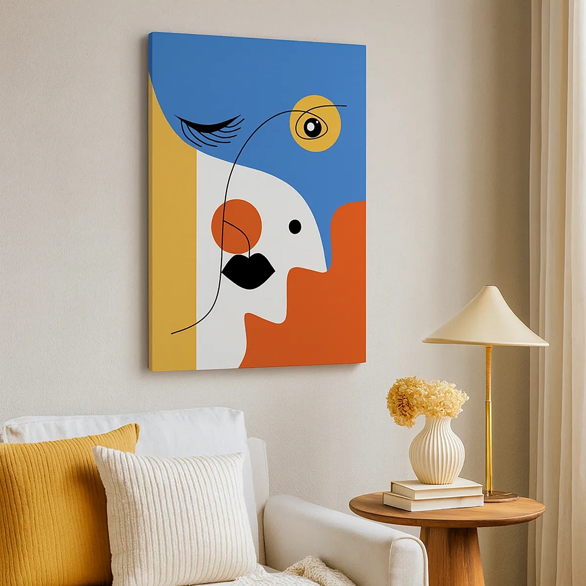 Obraz na plátně - Portrét: dekonstrukce - 50x70 cm