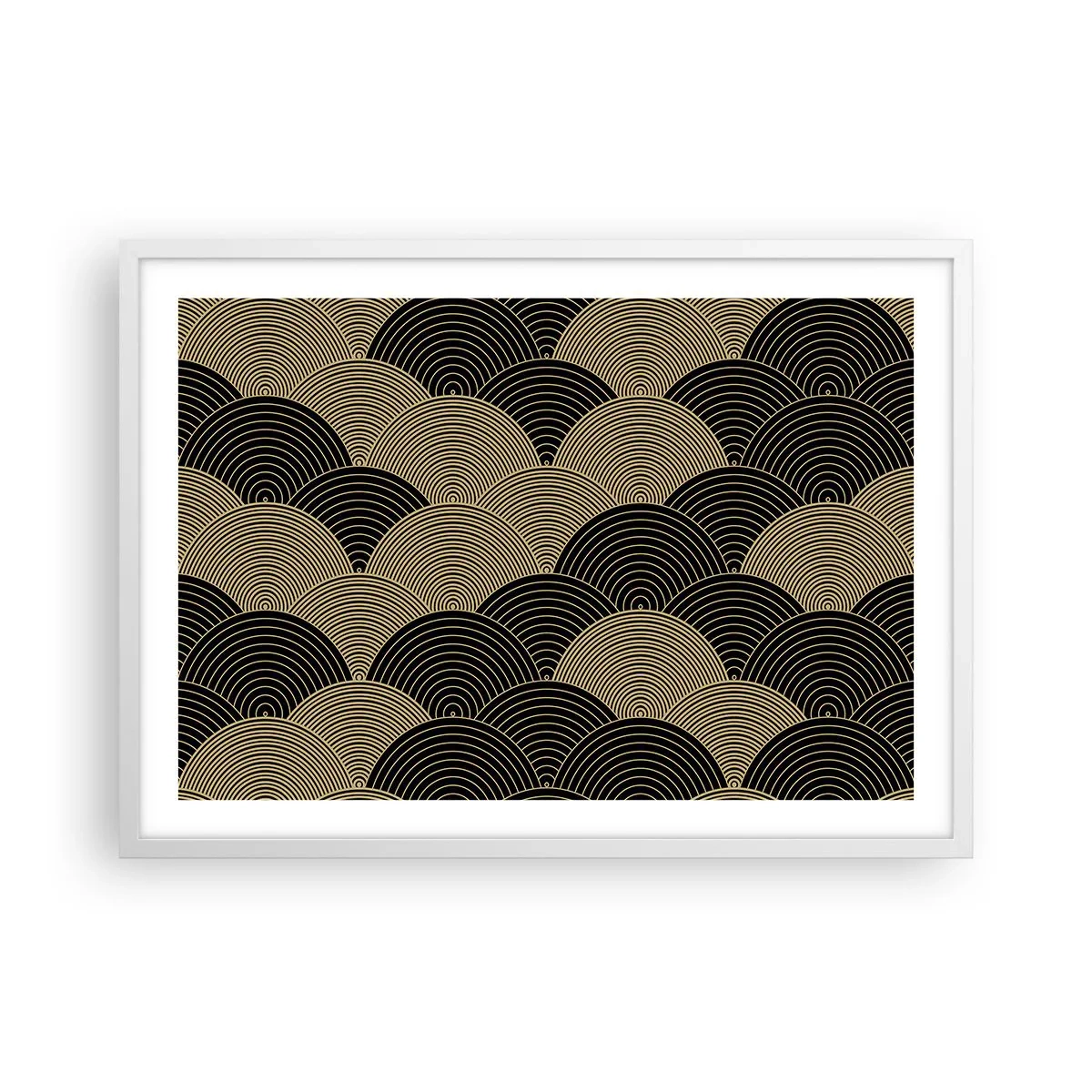 Plakát v bílém rámu - Jednota v mnohosti - 70x50 cm