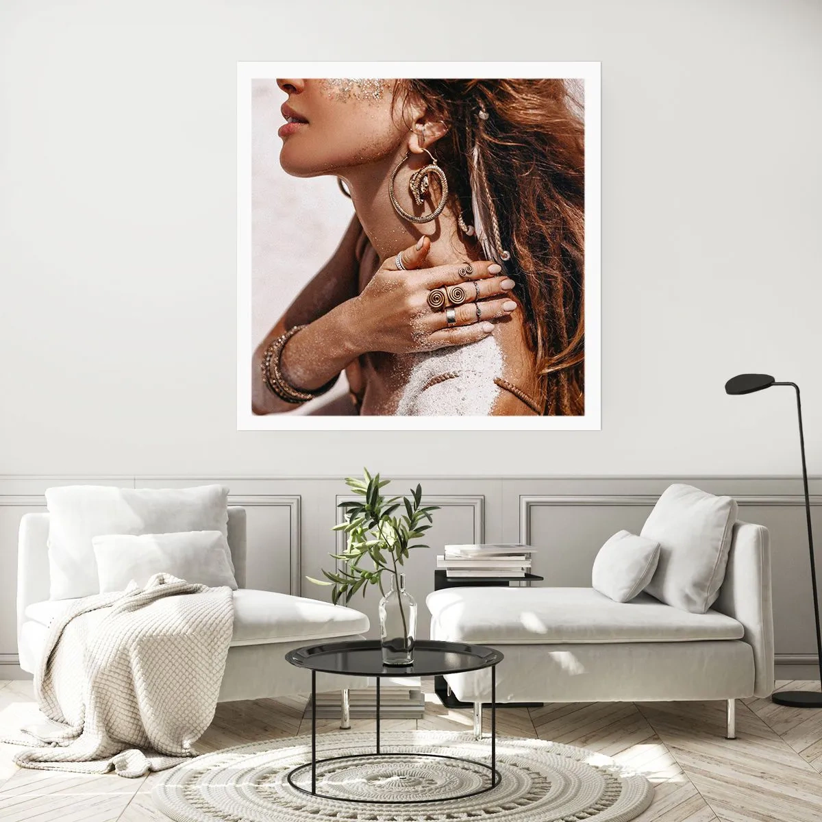 Plakát - Královna divoké pláže - 30x30 cm