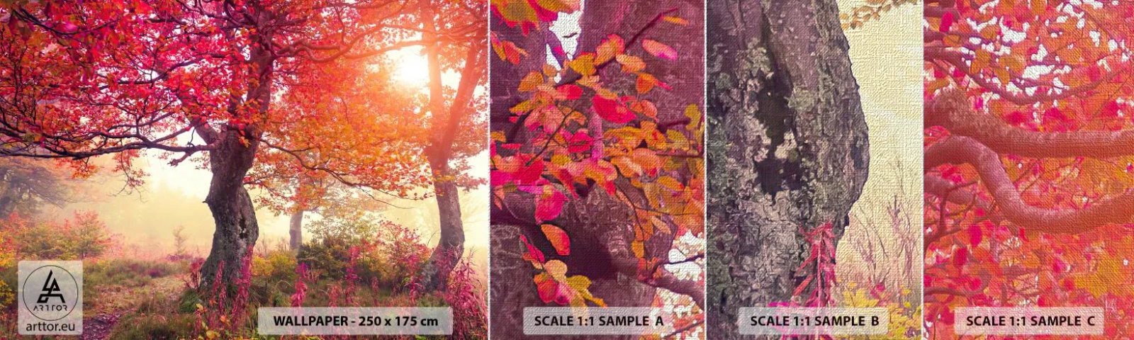 Vzor Fototapety Premium Canvas - Šílenství rozkvětu - Krajina, Park, Květiny - 100x30 cm