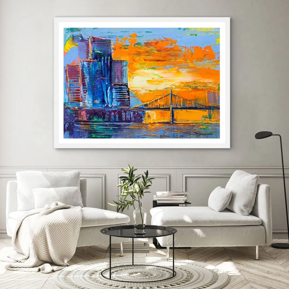 Plakát v bílém rámu - Kultura a příroda - 70x50 cm