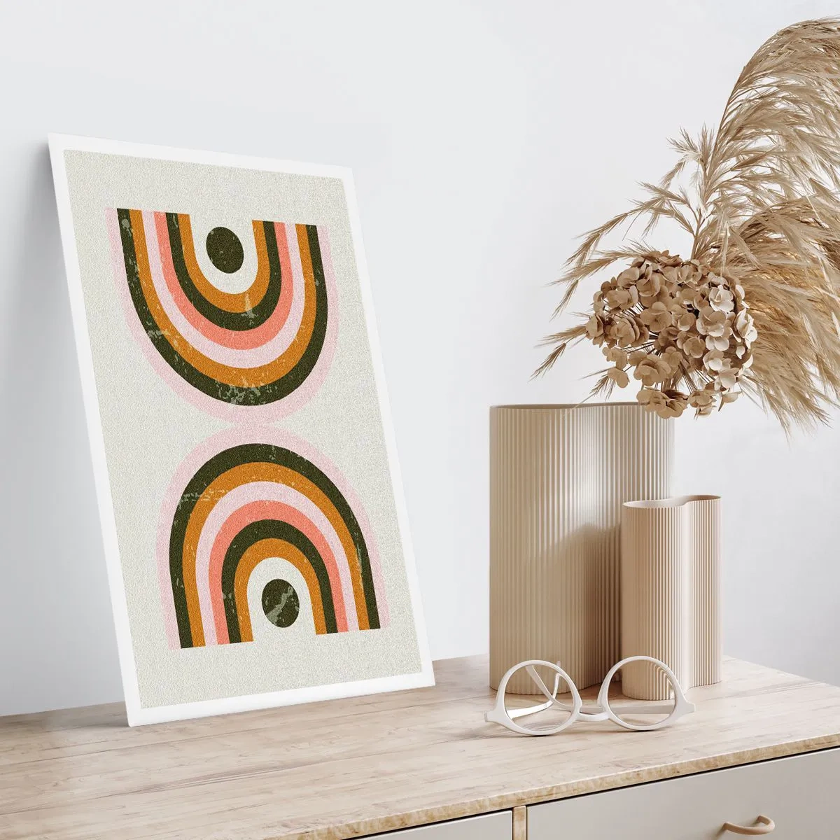 Plakát - Dvojitá abstrakce - 70x100 cm