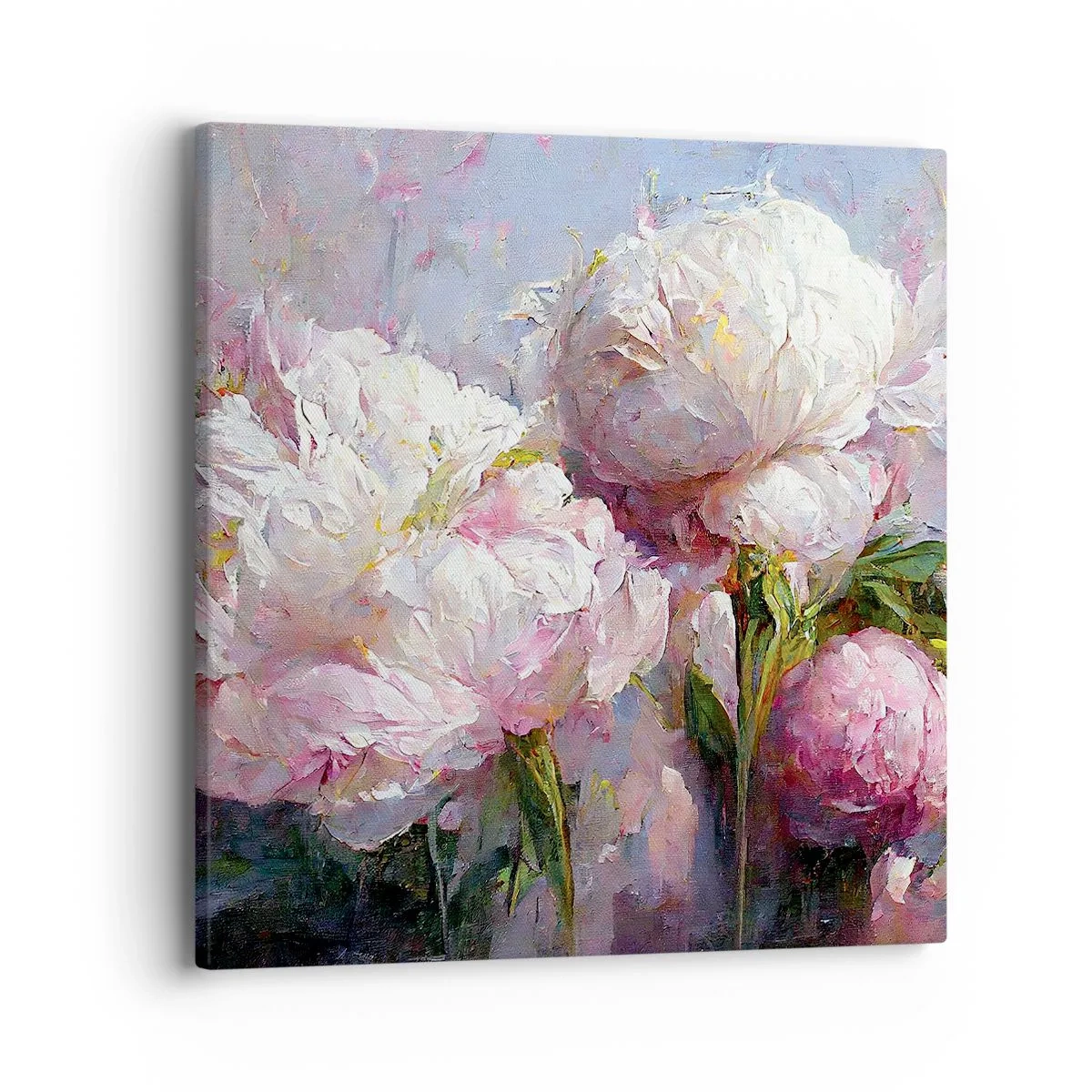Obraz na plátně - Kytice překypující životem - 40x40 cm