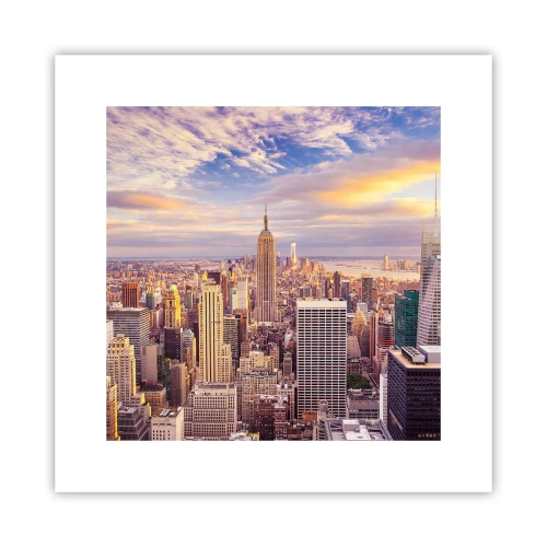 Plakát - Dosáhnout samotná oblaka - 30x30 cm