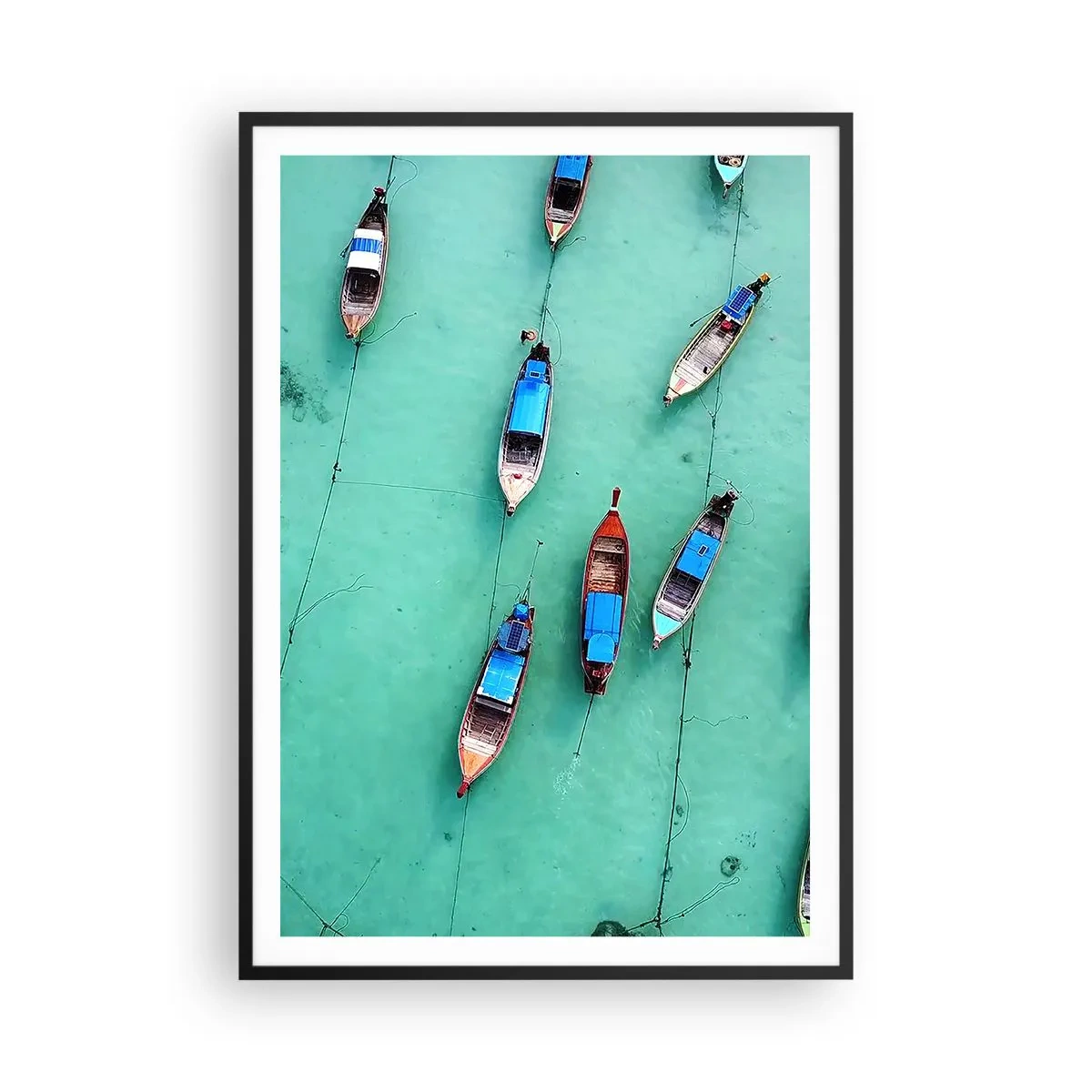 Plakát v černém rámu - V radostném očekávání - 70x100 cm