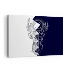 Obraz na plátně - Válka a jednota opaků - 100x70 cm