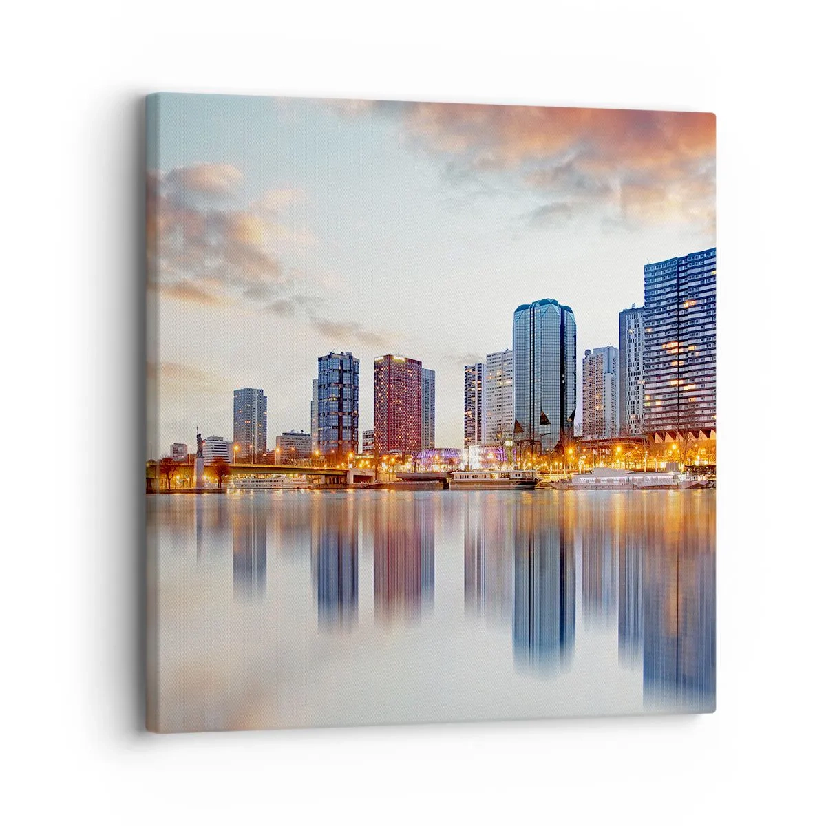 Obraz na plátně - Monumentální klid Paříže - 30x30 cm