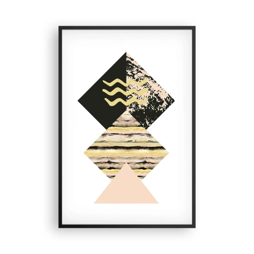 Plakát v černém rámu - Není to tak jednoduché - 61x91 cm