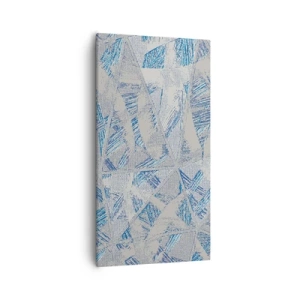 Obraz na plátně - V šedomodrém labyrintu - 55x100 cm