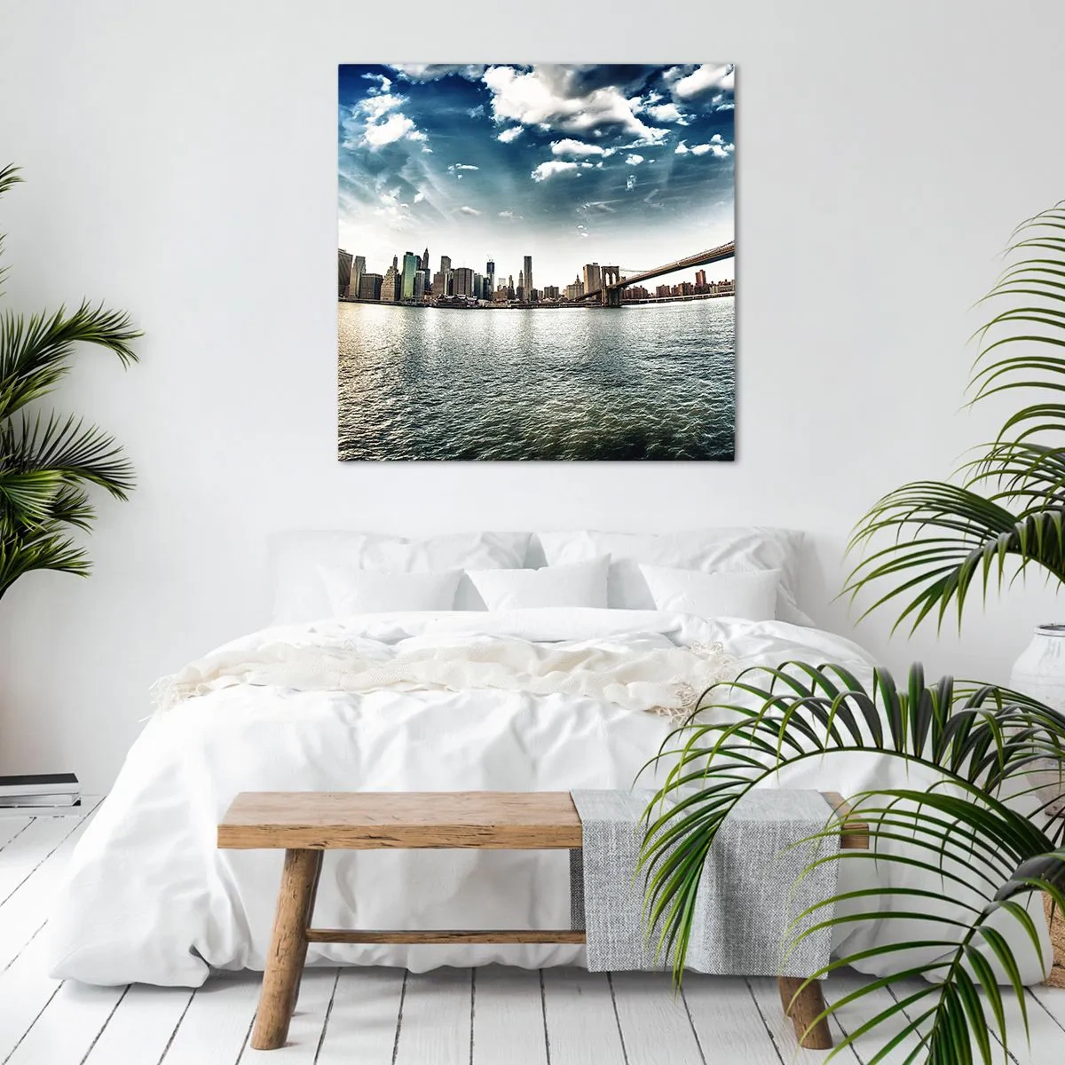 Obraz na plátně - Skleněný ostrov - 50x50 cm