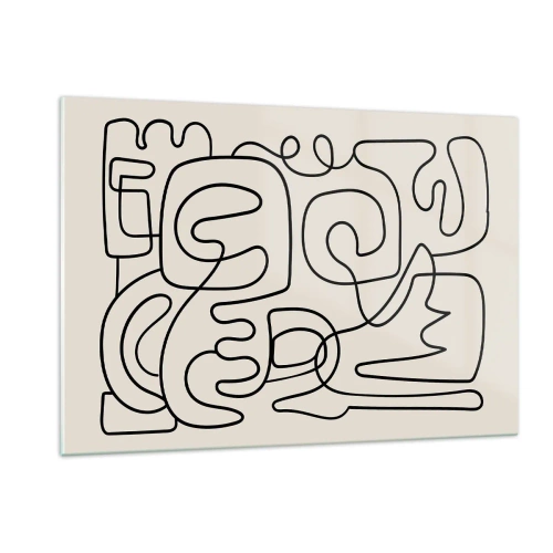 Obraz na skle - Podle stopy - 120x80 cm