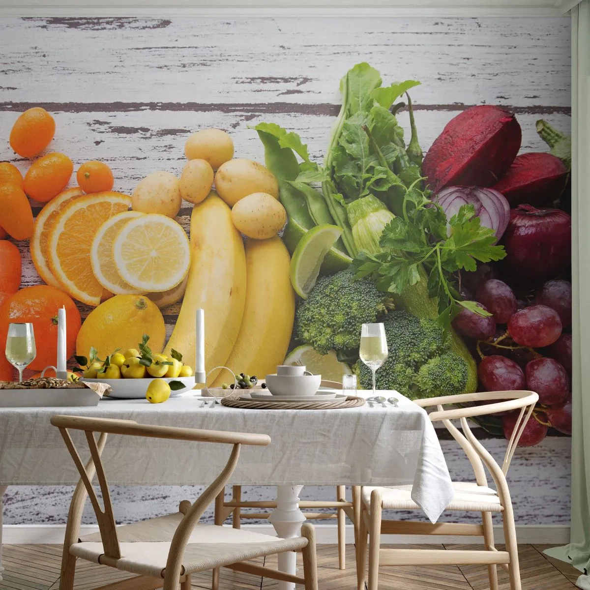 Fototapeta Premium Canvas - To nestačí? - Gastronomie, Ovoce, Zelenina - 250x175 cm