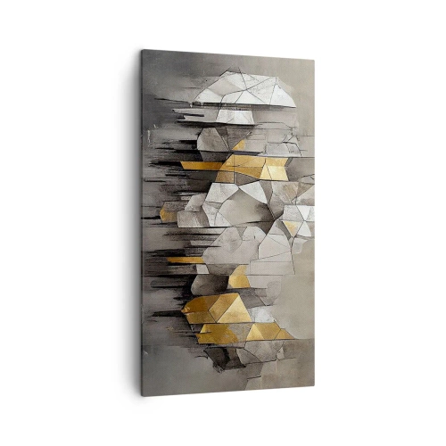 Obraz na plátně - Kompozice z ledu a světla - 45x80 cm