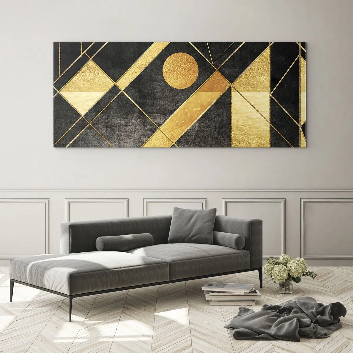 Obraz na skle - Slunce pouště - 100x40 cm