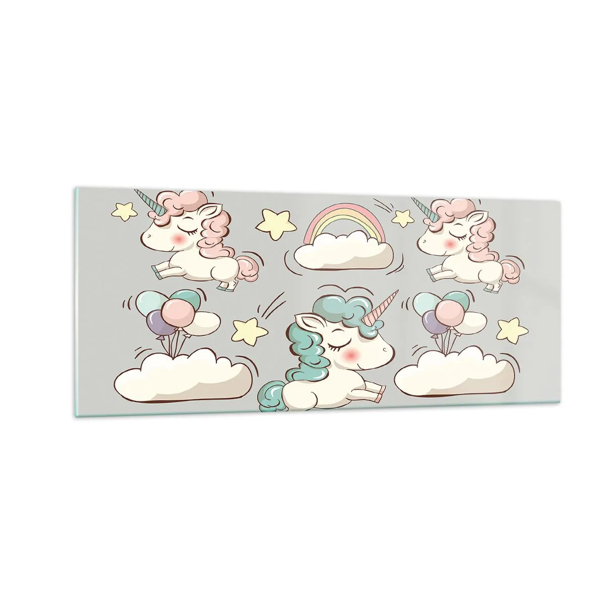 Obraz na skle - Určitě existují… - 100x40 cm