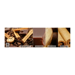 Vzor Fototapety Premium Sand - Koncert vůní - Gastronomie, Čokoláda, Kávová zrna - 100x30 cm