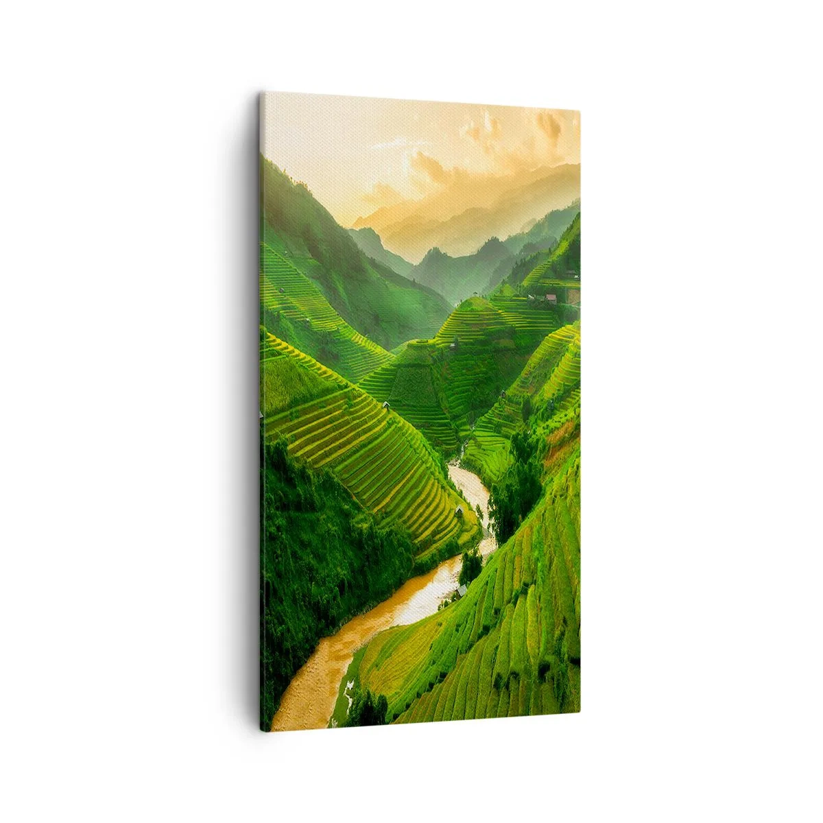 Obraz na plátně - Vietnamské údolí - 45x80 cm