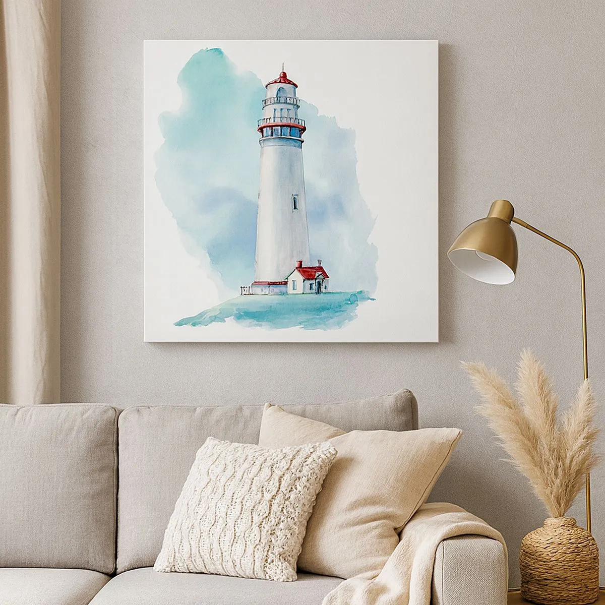 Obraz na plátně - Něžná sestra blankytu - 30x30 cm