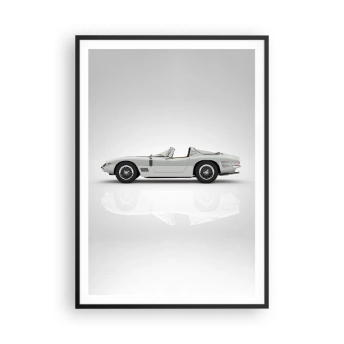 Plakát v černém rámu - Příslib zábavy - 70x100 cm