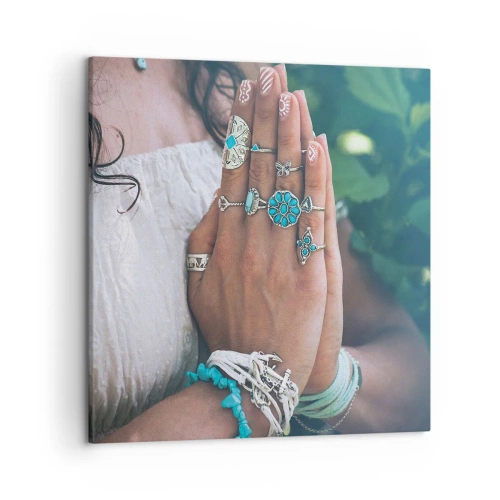 Obraz na plátně - Vítejte v centru bytí - 50x50 cm