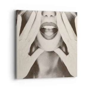 Obraz na plátně - Už jdu! - 40x40 cm