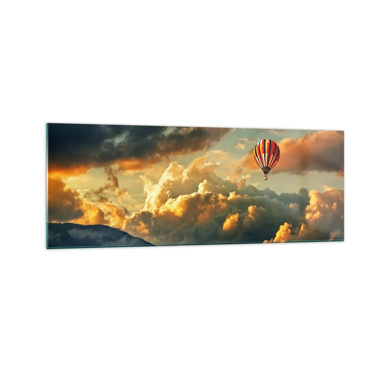 Obraz na skle - Letím, protože chci - 140x50 cm