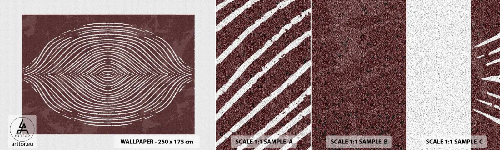 Vzor Fototapety Samolepicí Deluxe Sticker - Prostor promlouvá - Boho, Letitý, Kus - 100x30 cm