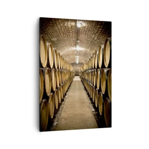 Obraz na plátně - V cihlovém sklepě - 50x70 cm