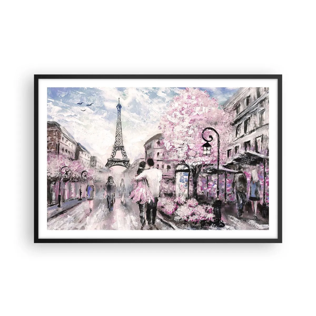 Plakát v černém rámu - Když se zamilovat, tak jenom v… - 91x61 cm