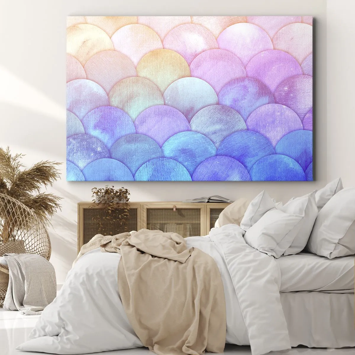 Obraz na plátně - Perleťová šupina - 70x50 cm