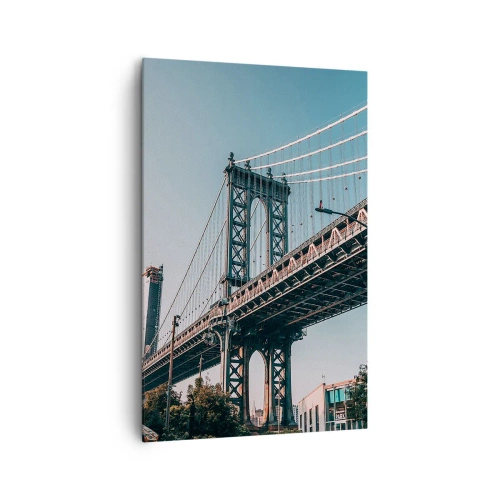 Obraz na plátně - Nad vlnami města - 80x120 cm