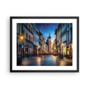 Plakát v černém rámu - Krakovský půvab - 50x40 cm