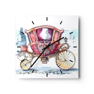 Nástěnné hodiny - Na svatbu nebo na ples? - 40x40 cm