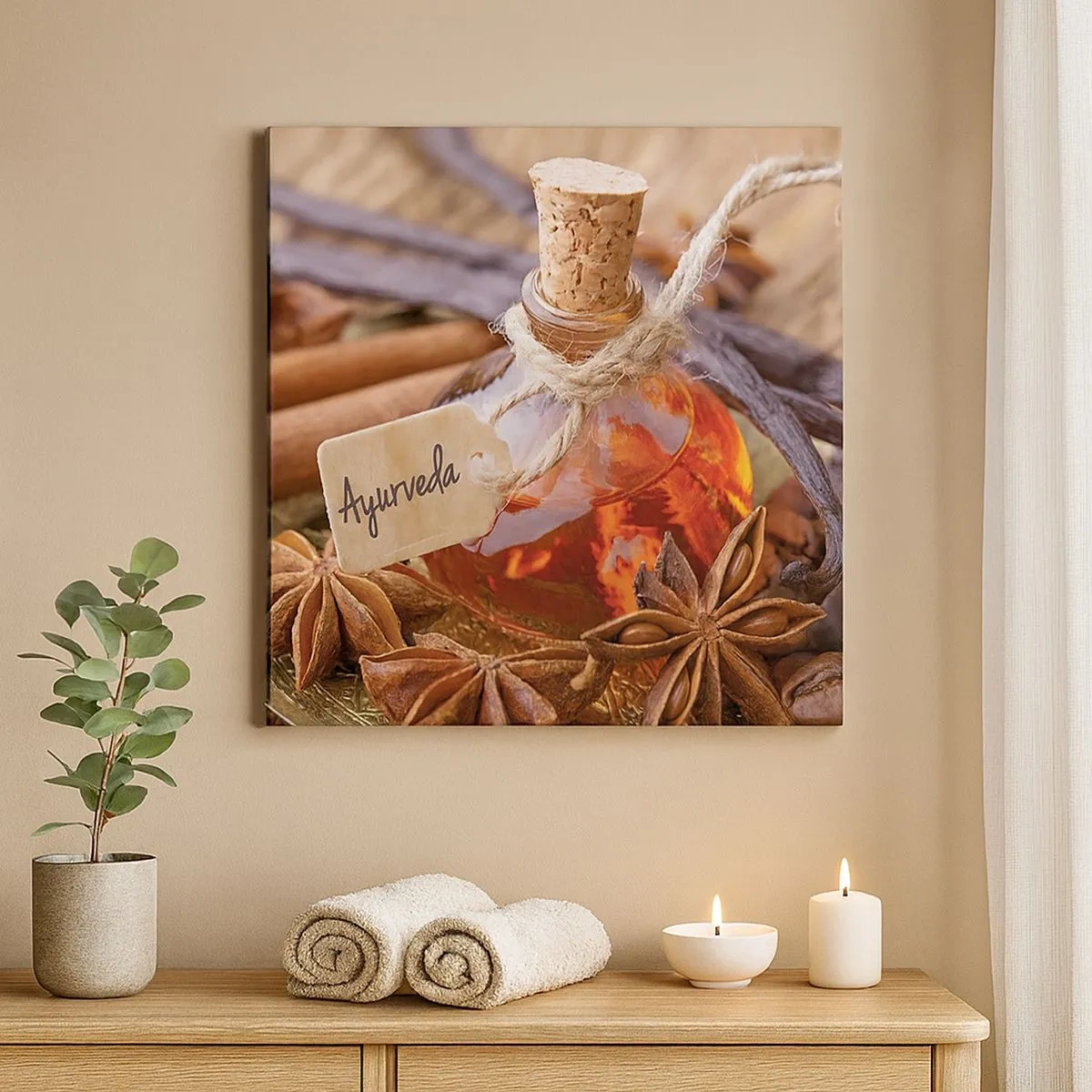 Obraz na plátně - K jednotě těla a ducha - 30x30 cm