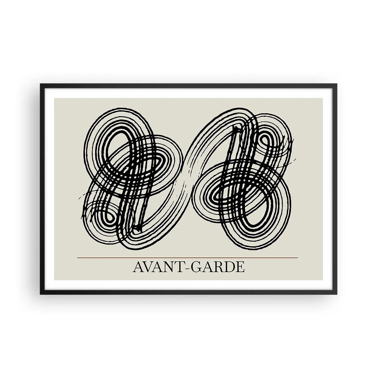 Plakát v černém rámu - Vyšlo to spontánně - 100x70 cm