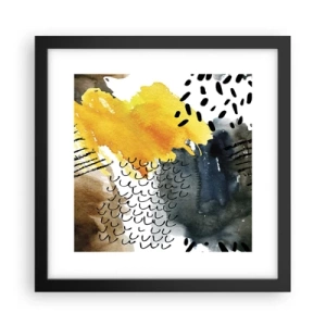 Plakát v černém rámu - Setkání živlů - 30x30 cm