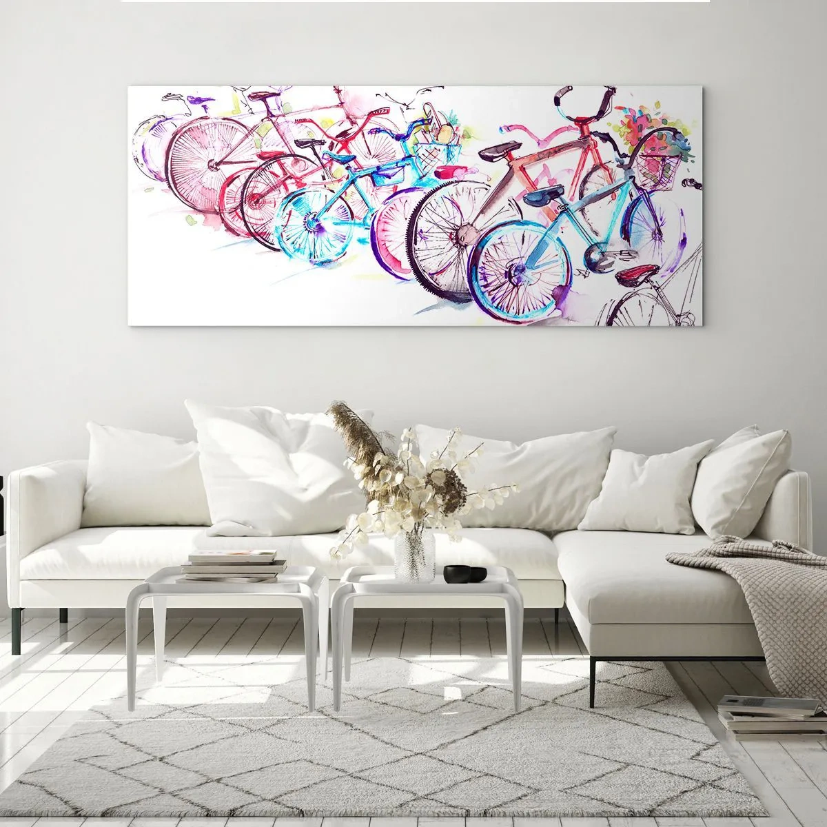 Obraz na skle - Sjezd Antimoto klubu - 100x40 cm