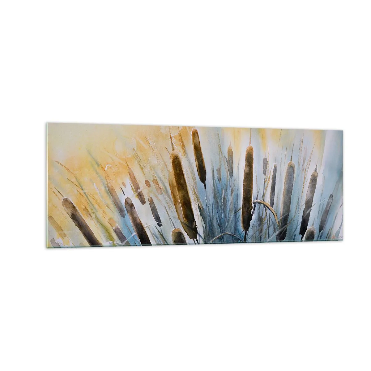 Obraz na skle - Chlad vody, žár slunce - 140x50 cm