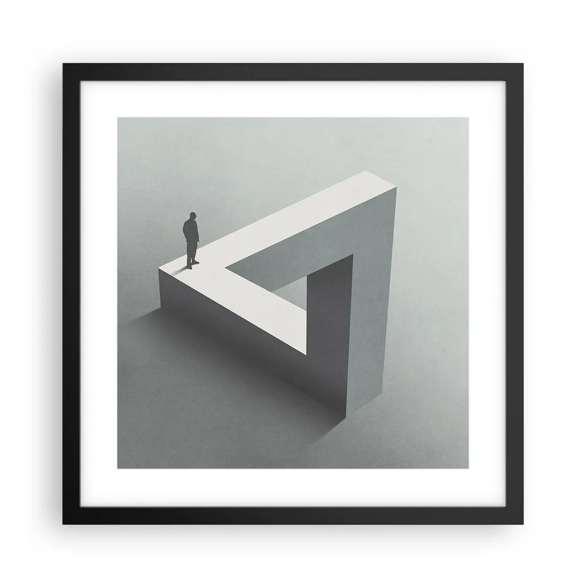 Plakát v černém rámu - A přece je to možné - 40x40 cm