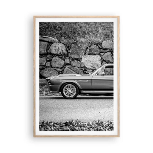Plakát v rámu světlý dub - Legenda 60. let - 70x100 cm