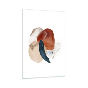 Obraz na skle - Oválná kompozice - 80x120 cm