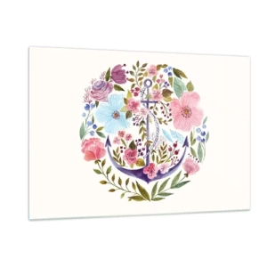 Obraz na skle - Námořníkův hezký sen - 120x80 cm